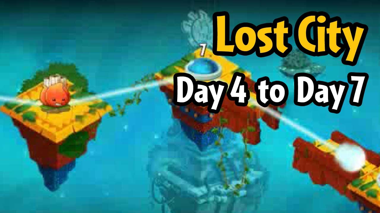 Plants vs Zombies 2 - Lost City Day 4 to Day 7 - YouTube