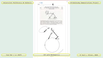 679 – CHEBYSHEV FOUR-BAR APPROXIMATE CIRCLE-TRACING MECHANISM – CDF - Mathematica