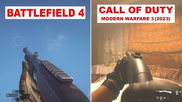 Call of Duty Modern Warfare 3 (2023) vs Battlefield 4 - Weapon Comparison