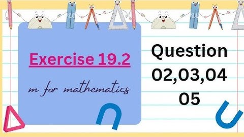 Class 10 New Maths book Ex:19.2 question 2,3,4 and 5  #class10maths #mathsnewbook #mathssindhboard