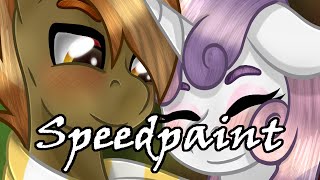 Under the Mistletoe .:MLP Speedpaint:.