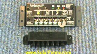 SUN SAVER CHARGE CONTROLLER  10 AMP  20 AMP 12 OR 24 VOLT MORNINGSTAR by SolarPennyStore 7,982 views 11 years ago 47 seconds