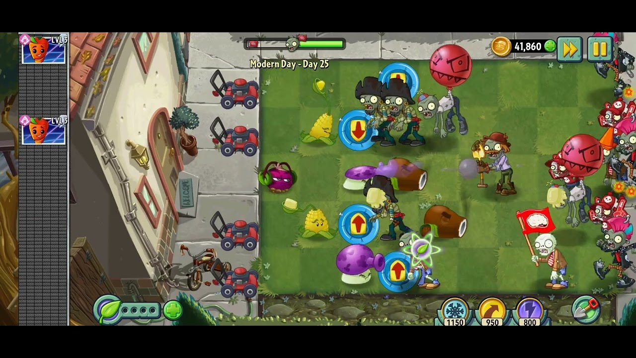 PvZ 2 Modern Day - Day 25 (Easy Win)