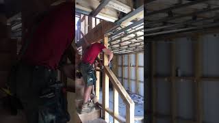Installing handrail nogs