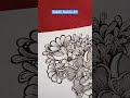 Zentangle art for beginners #zen #zendoodle #zentangleart #zentangle #mindful #shorts #arttutorial