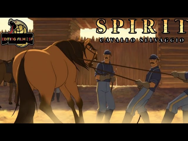 Spirit: Cavallo Selvaggio 🐴🐎 (2002), Spirit viene portato alla Base  Militare ⚔️⛓️