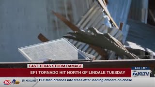 NWS confirms EF1 tornado caused damage north of Lindale