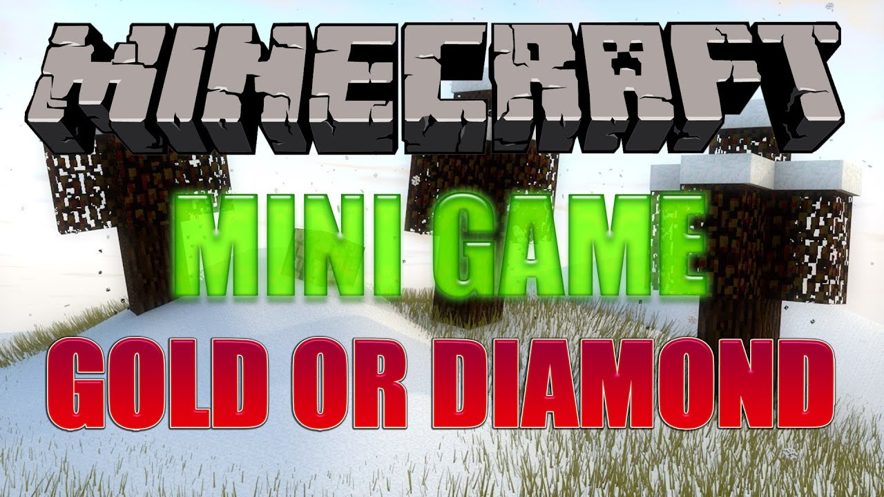 Minecraft Mini-Game : Gold OR Diamond (Быстро)