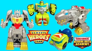 Transformers Rescue Bots Grimlock and Rescue Bots Academy Salvage!