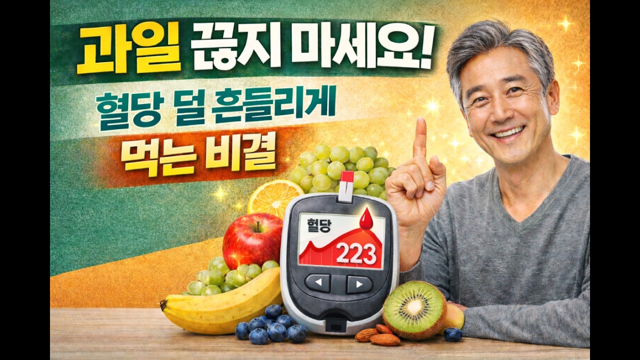 당뇨 있어도 과일 포기하지 마세요: 혈당 덜 흔들리는 선택법
