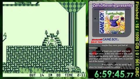 Beat the Game Boy -- Game #17: Lemmings (Taxing 3/3)