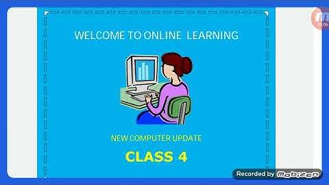 Class 4 computer Lesson 5 part 1