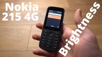 Change & Adjust Screen Brightness & Timeout in Nokia 215 4G Mobile Phone