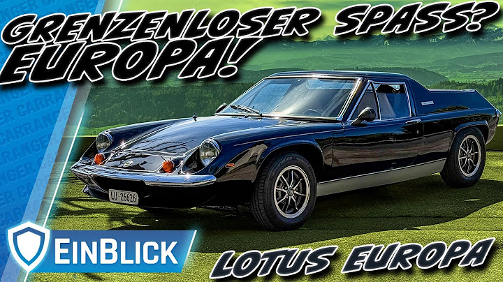 FREUDE, schöner Götterfunke! Lotus Europa Special JPS (1973) - SO geht SPORTWAGEN!