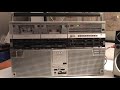 SHARP GF-555 stereo boombox double cassette