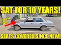 First Start Of The Abandoned E30 BMW! I Fixed The Engine For 5 Dollars & Discovered BRAND NEW SEATS!