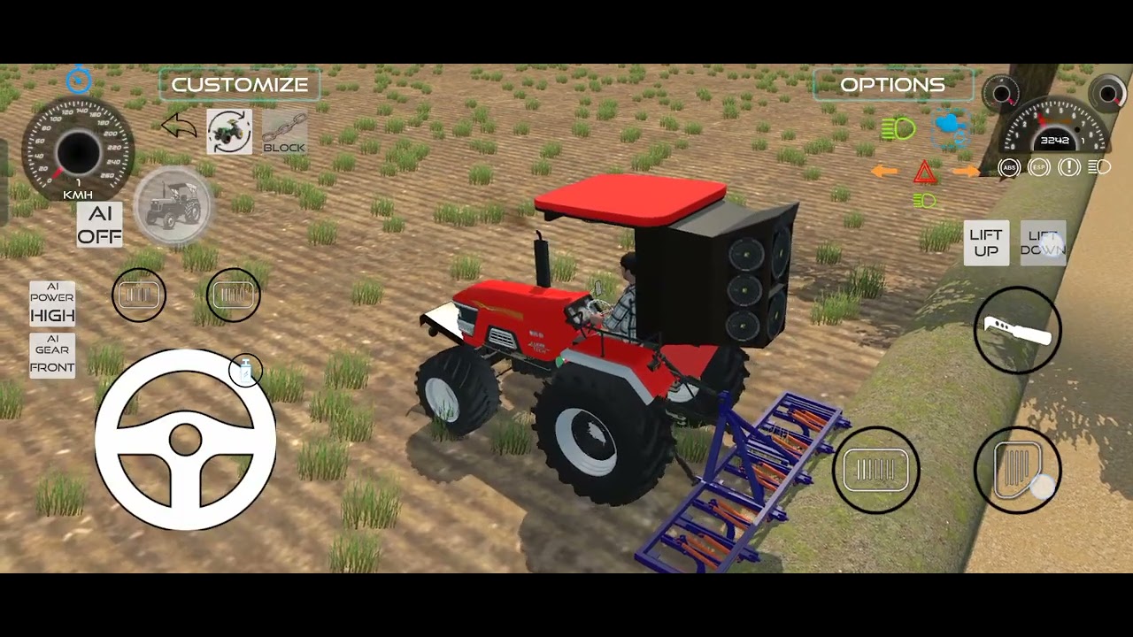 Indian vehicles simulator 3d water moter added || Indian  tractor game new up...
