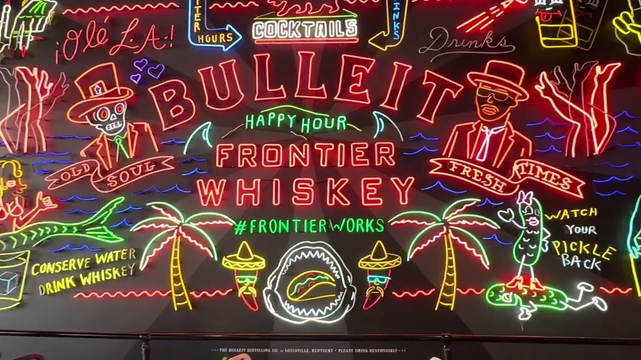 Bulleit Frontier Whiskey in LA 🇺🇸