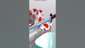 cut off 5 pieces asmr slicing#shorts #short #viral