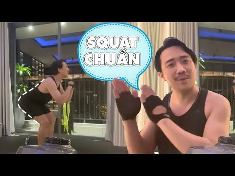 Trấn Thành hướng dẫn Squat tại nhà cho bờ mông bờ đùi quyến rũ nam thần | Workout cùng Xìn #2