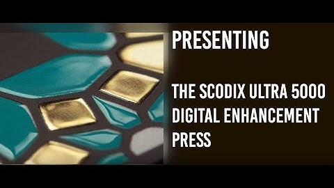 Scodix Ultra 5000 Introduction
