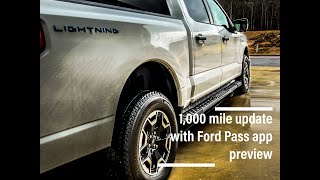 2023 F-150 Lightning XLT Owner review// 1,000 miles update and Ford Pass app review. screenshot 4