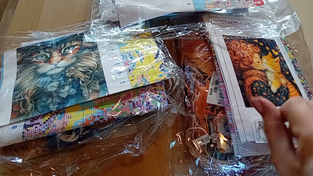 Présentation de toiles #pointdecroix #crossstitch partenariat #fansells