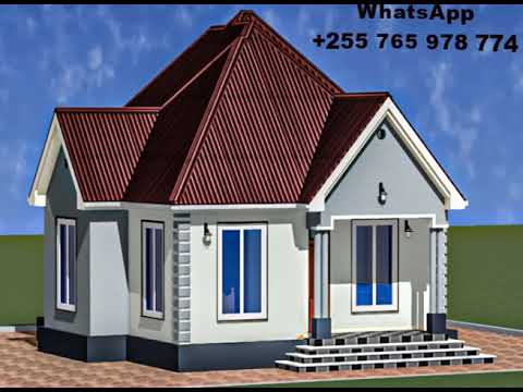 RAMANI YA NYUMBA NZURI SIMPLE YA KISASA YA GHARAMA NDOGO 