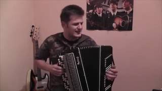 Video thumbnail of "ДДТ - В последнюю осень (кавер под баян)"