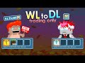 Growtopia buysell trading profit 1wl to 1 dl  easy trick 2024 