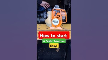 Showing you how to start up a Stihl string trimmer easy. #michaelstoolbench #stihl #stihlfs45 #fs45