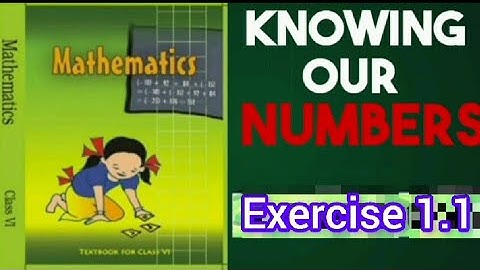 Class 6th maths chapter 1 knowing our numbers exercise 1.1 |Class 6th maths #video #exam #education