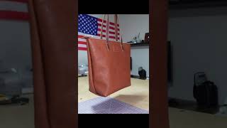 Making A Leather Bag With A Zipper