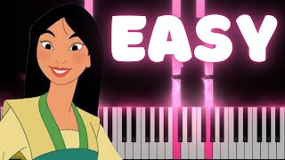 Mulan Reflection Easy Piano Tutorial For Beginners Learn Piano Today