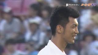 王者がやってきた!! WBA世界ミドル級王者のプロボクサー・村田諒太選手が始球式