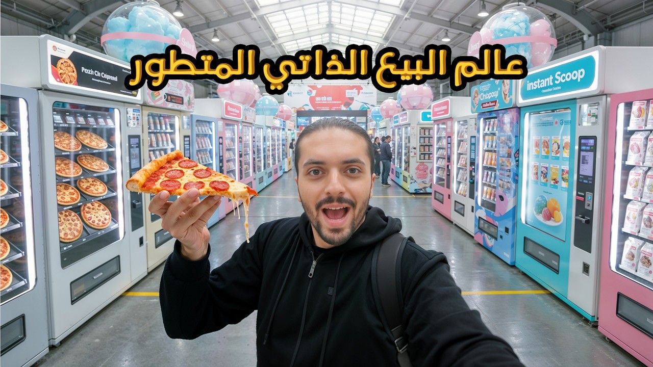أغرب وأحدث آلات البيع الذاتي في أكبر معرض عالمي (انصدمت 😲)