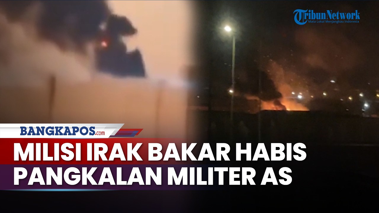 Perang Meluas! Irak Turun Gunung Bantu Iran Babat Pangkalan AS, Fasilitas Militer Porak poranda