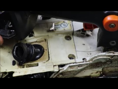 Stihl ms200t 020av Intake Boot Replacement Step by Step How to with startup and test cuts