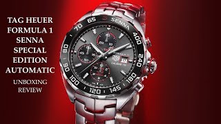 Tag Heuer Formula 1 Senna Special Edition Automatic CAZ201D.BA0633 Watch | Review Valjoux Relogios
