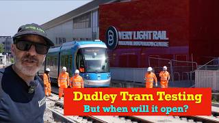 Tram testing in Dudley