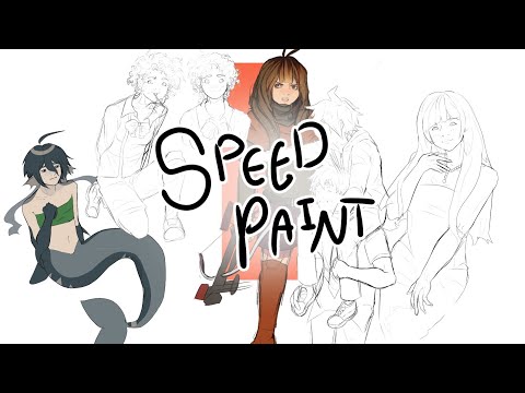 Art dump || Speed paint with music