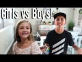 The GIRLS will PLAY... while the BOYS are AWAY!! / 24 HOURS APART-- BOYS AGAINST GIRLS