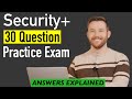 30 Question CompTIA Security+ Practice Exam