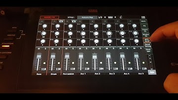 Korg Pa5x (OS 1.0) Style Edit / New Style full Menu demonstration in 2 minutes