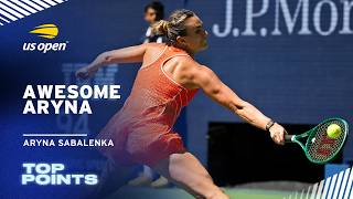 Aryna Sabalenka's Top Points | 2026 US Open