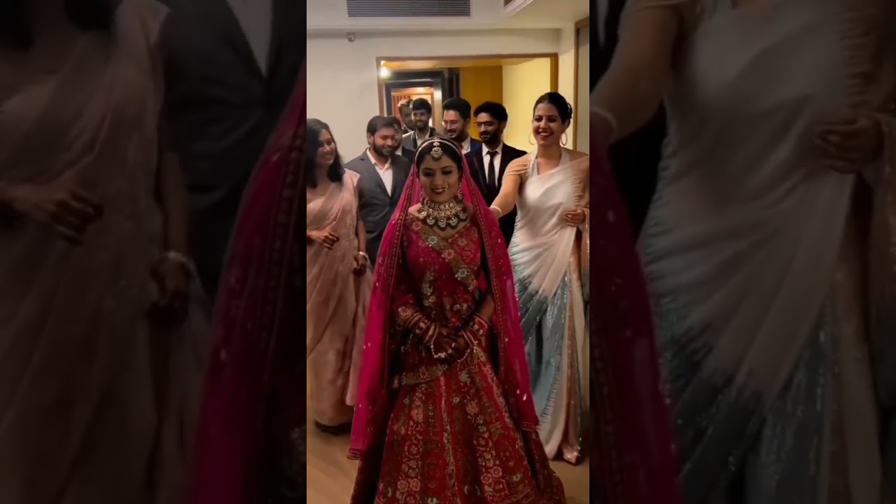 friends reaction on seeing me as a bride ❣️💍 