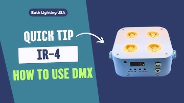 How To Use DMX on an IR-4 Uplight | Both Lighting USA