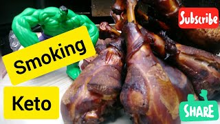 Keto smoked turkey legs part 2 -