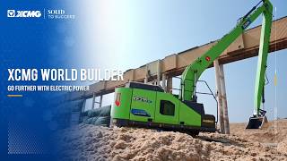 XE215EV Extended-Reach Excavator | Electric Power, Extended Reach