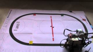 Mindstorms Line Following with PID Controller untuned kp kd ki